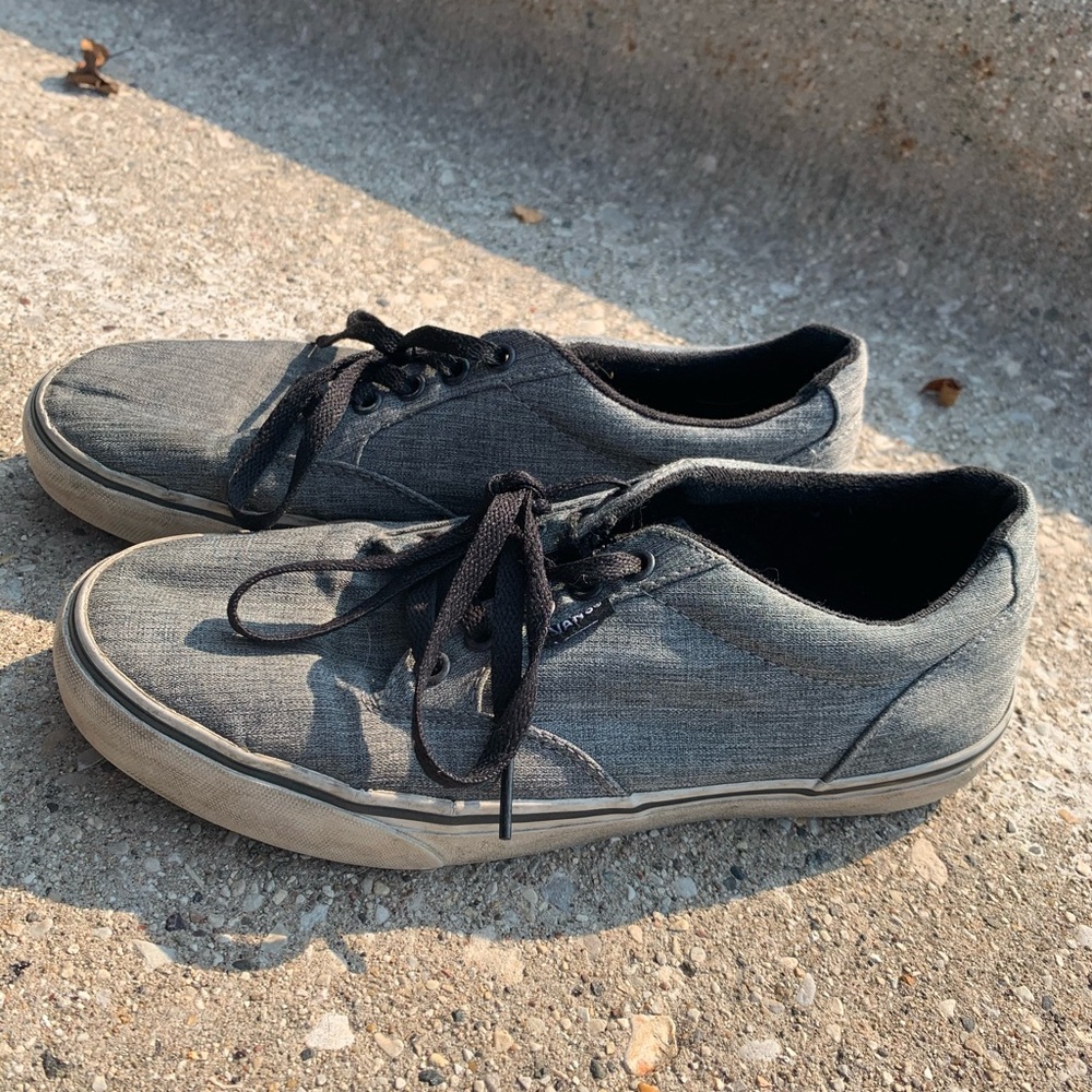 Grey Men’s Vans Size 8